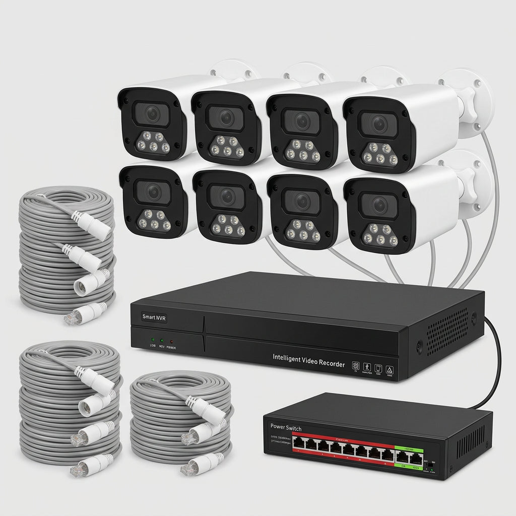 ZAVISION 8CH 8MP IP Full Colour CCTV – view 2