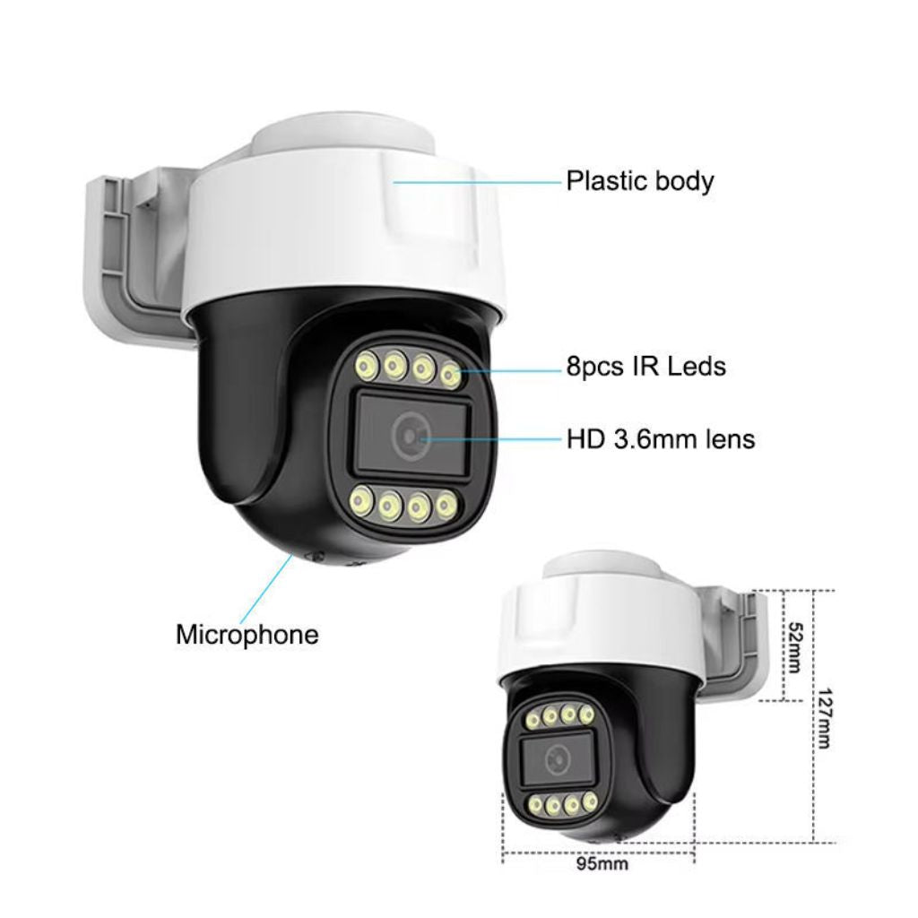 ZAVISION 5MP IP Mini PTZ CCTV Camera